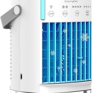 冷風機 冷風扇 冷風扇風機 【2025年全新エアコン代替モデル|夏の電気代節約に最適】強力な風速・力強い風感・USB-C接続・4段階風速調整