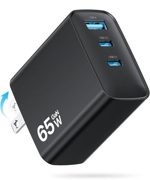 PD 充電器 65w 折りたたみ式プラグ Type C 急速充電器 タイプc USB-C スマホ PSE認証済み 出張・旅行 PD3.0/QC3.0/PPS/SCP 規格