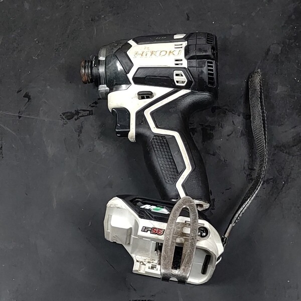 中古品 ハイコーキ HiKOKI マルチボルト 36V コードレスインパクトドライバ WH36DC 本体のみ 動作確認済 破損あり 充電式 日立工機 HITACHI