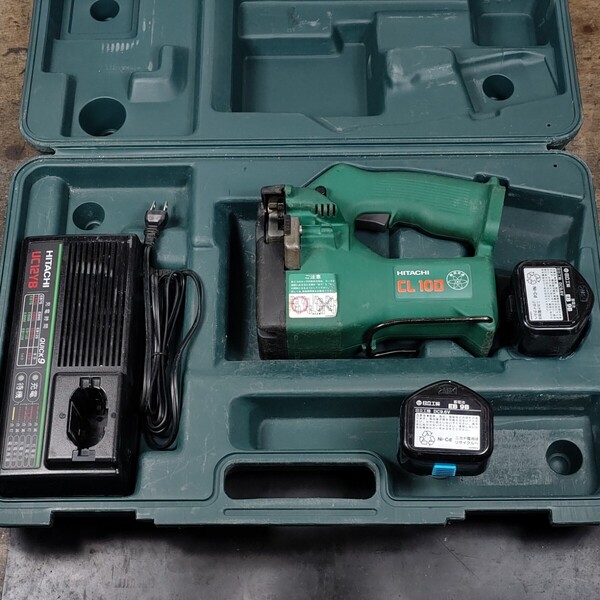 中古品 日立工機 HITACHI 9.6V W3/8 コードレス全ねじカッタ CL10D 動作確認済 充電式 HiKOKI ハイコーキ