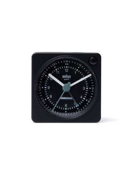 新品 正規 NEIGHBORHOOD X BRAUN BC02X BLACK /ネイバーフッド/ブラウン/時計/ブラック/黒/置時計/アラームクロック/MOMA/FRAGMENT
