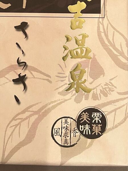 送料無料 熊本 人吉温泉 栗さらさ 6個入り 人吉 お土産 おみやげ 栗 和菓子 羊羹 熊本みやげ