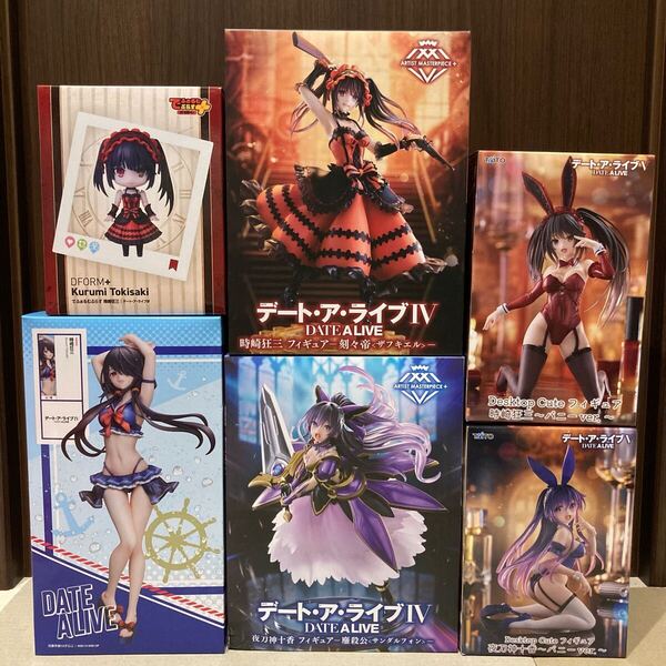 【匿名配送・新品未開封】デート・ア・ライブ 時崎狂三 夜刀神十香 フィギュア6点まとめ売り