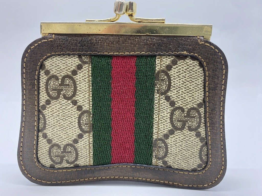 Gucci グッチ がま口 コインケース 小銭入れ シェリーライン Yahoo!オークション -「グッチ コインケース がま口」の落札相場
