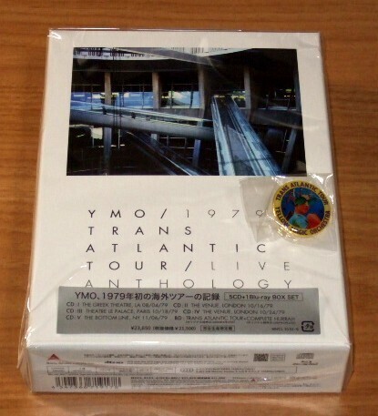 ★送料込・即決【新品・特典ピンバッチ付】YMO 1979 TRANS ATLANTIC TOUR LIVE ANTHOLOGY 完全生産限定版(5CD+Blu-ray BOX SET)