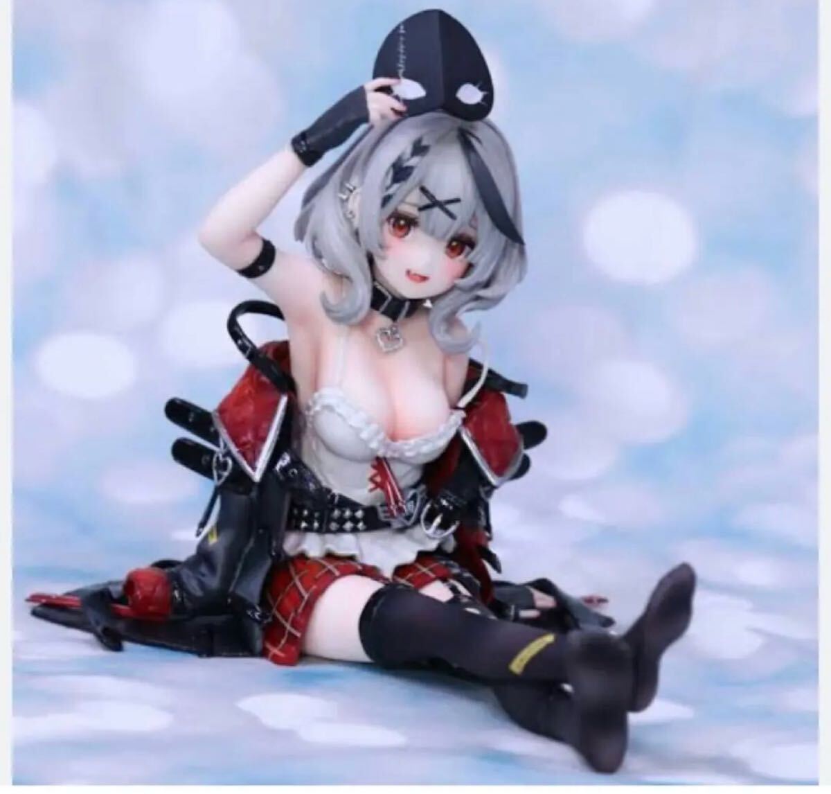 塗装済み完成品 沙花叉クロヱ ガレージキット ホロライブ 新品 送料無料 ZP1 沙花叉クロヱ ヴァレンタインメイド