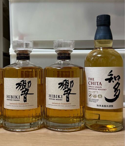 響 ジャパニーズハーモニー ジャパニーズ ハーモニー JAPANESE HARMONY JH 知多 700 サントリー ウイスキー 3本セット