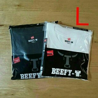 ビーフィー Tシャツ アソート 2枚 メンズ Tシャツ 半袖 無地 クルーネック ヘインズ 白黒