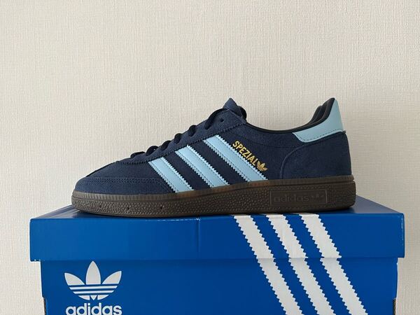 アディダス スペツィアル ネイビー ライトブルー26センチ adidas spezial BD7633 US8 26cm Originals スニーカーハンドボール