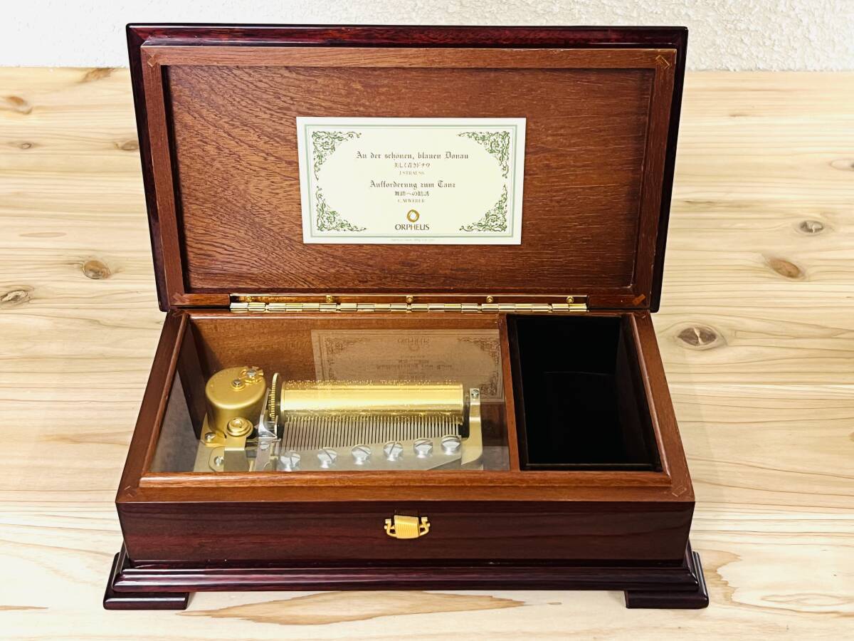 ORPHEUS 高級オルゴール 50弁 2曲 波浮の港 マホガニー 昭和レトロ Yahoo!オークション -「sankyo orpheus」の落札相場・落札価格