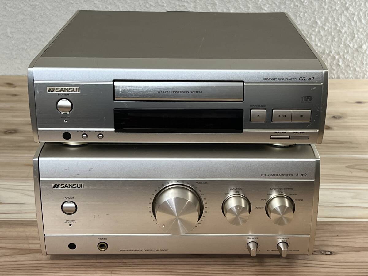 サンスイアンプA-a9オーディオアンプ シルバー Yahoo!オークション -「サンスイ sansui a-α9」の落札相場・落札価格