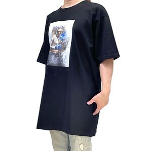 未使用 新品 オレクサンドル ウシク ウクライナ ボクシング 世界ヘビー級チャンピオン 水墨画アート ビッグTシャツ オーバーサイズ XXL(3L)