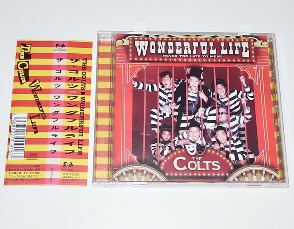 送料無料 希少 廃盤 帯付き CD THE COLTS ザ・コルツ WONDERFUL LIFE ワンダフルライフ マックショウ MACKSHOW KOZZY IWAKAWA PUNK