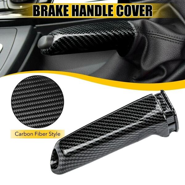 お得 BMWサイドブレーキカバー1p BMW E46 E90 F10 F30 F20 E81 E87 サイドブレーキ カバー フロント 保護 カーボン ブラック