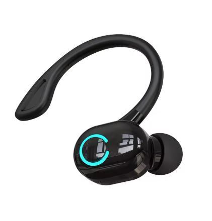 VAORLO 片耳 右耳用 イヤホン イヤーフック Bluetooth ヘッドセット マイク付き ワイヤレス HIFI 低音 HD ノイズキャンセリング
