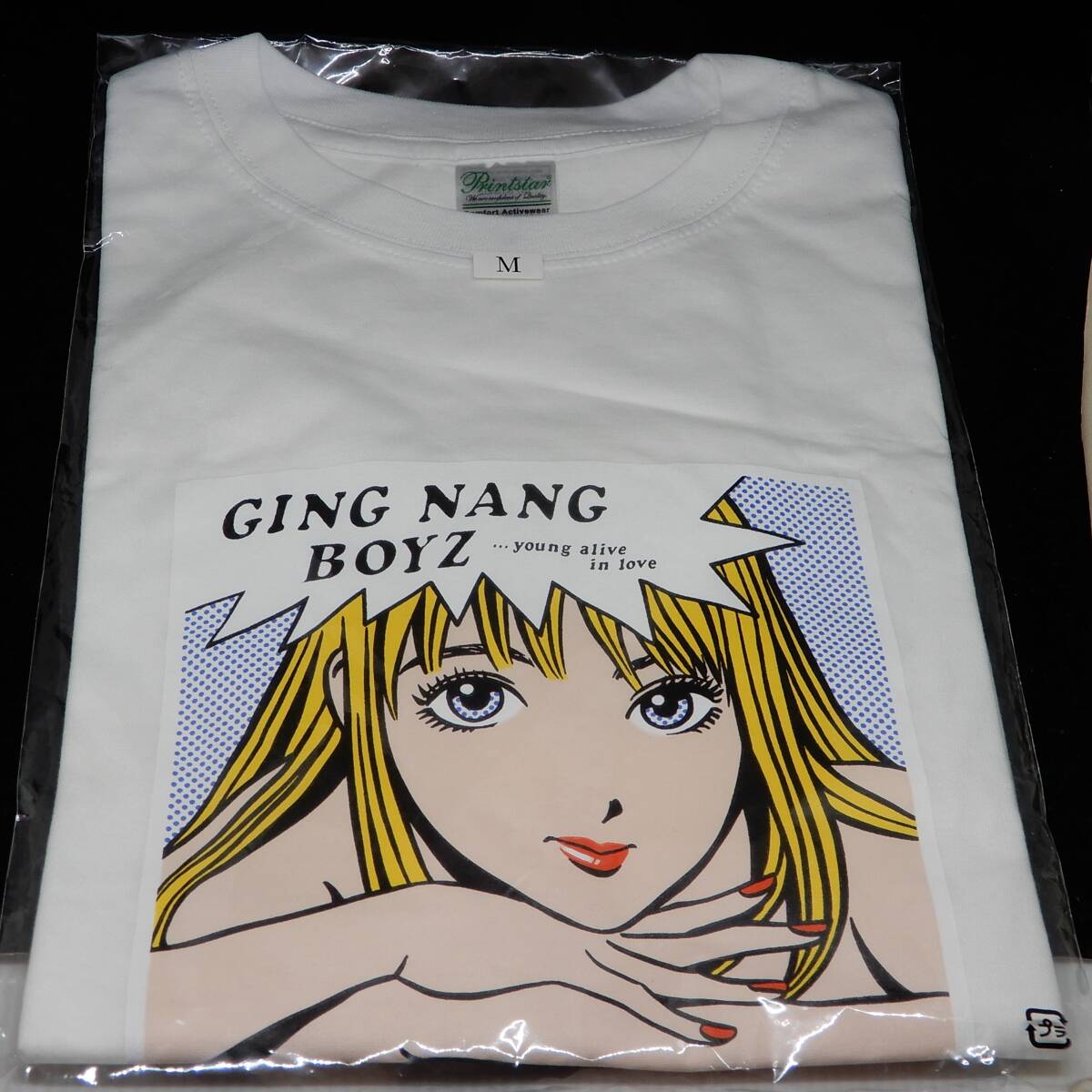 銀杏boyz 江口寿史 Tシャツ サイン入り 君と僕の第三次世界大戦