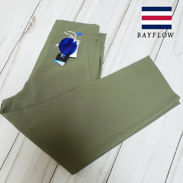 【新品】BAYFLOW Lサイズ アンクルパンツ 夏 カーキ ベイフロー イージーパンツ 薄手