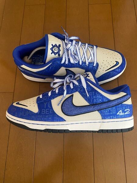 即決 NIKE DUNK low Jackie Robinson US10 28.0cm DV2122-400 ナイキ ダンク ロー ジャッキー ロビンソン 海外限定 国内未発売品 メジャー