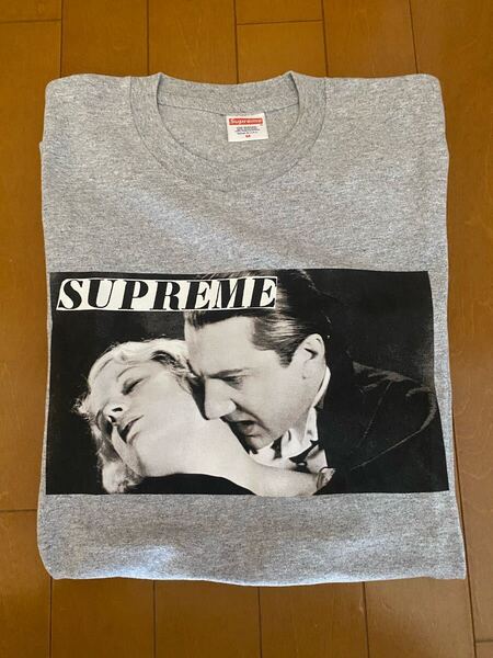 即決 19ss SUPREME Bela Lugosi Tee Grey Mサイズ 美中古 summer T ショプリーム ベラ ルゴシ Tシャツ ドラキュラ ホラー映画 グレー