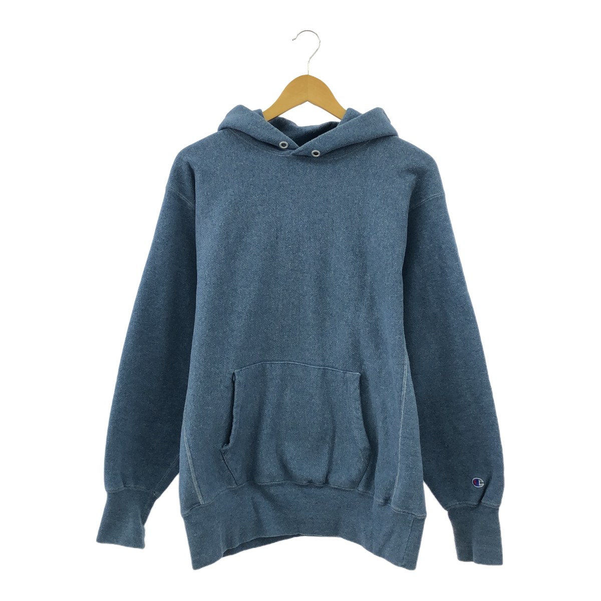 アメリカ製90s Champion リバースウィーブプルオーバーパーカー　目無し 90's Champion リバースウィーブ パーカー 