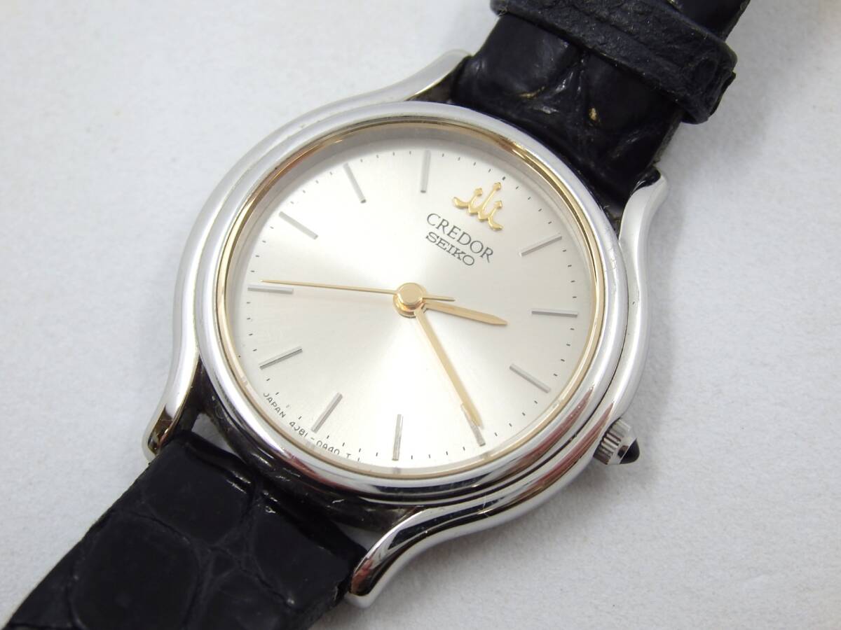 BF0702992 △SEIKO セイコー CREDOR クレドール 4J81-0A60 18KT+
