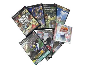 【冊子付多数】PS PS2 ソフト 7本セット ダービー馬をつくろう!5 Winning Eleven9 パワプロ 戦国無双他(FTG337FT)