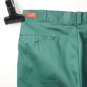 70s80s Vintage Dickie's Dickies 874 874K рабочие брюки aluminium Zip 36/30 зеленый вышивка бирка USA производства