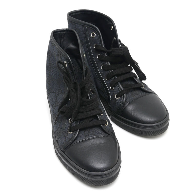 グッチ GUCCI ハイカットスニーカー 426186 サイズ37 GGキャンバ