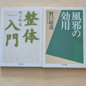 【即決・送料込】整体入門 + 風邪の効用 ちくま文庫2冊セット 野口晴哉