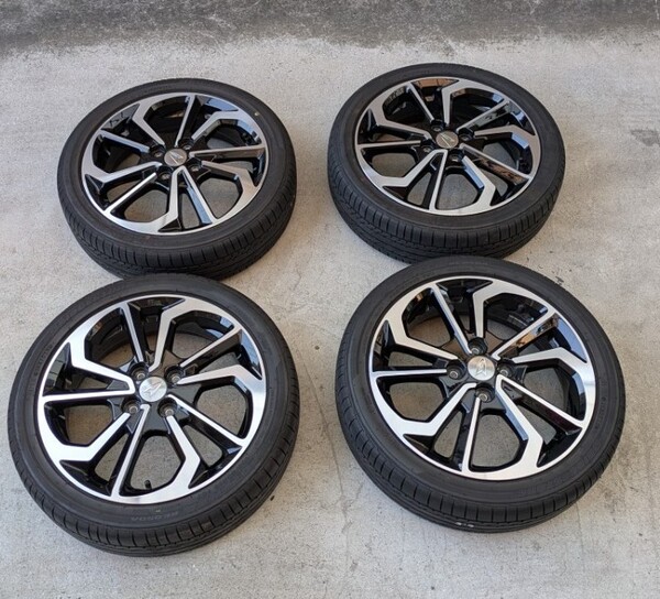 ダイハツ LA400K コペン純正 16インチ 4.5J +45 100/4 ポテンザ RE050A 165/50R16