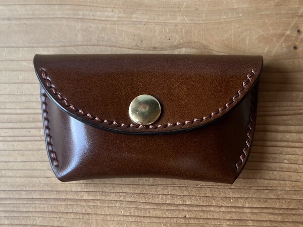 MGコインケース【送料無料】手縫い・レーデルオガワコードバン・カラーオーダー可(メール受付)solorileather.blog.jp