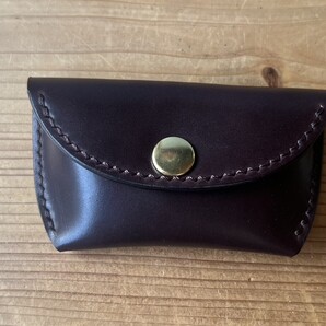 MGコインケース【送料無料】手縫い・アルプスレザーオイルコードバン・カラーオーダー可(メール受付)solorileather.blog.jp