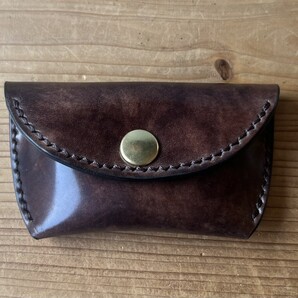 MGコインケース【送料無料】手縫い ロカドシェルコードバン・カラーオーダー可(メール受付)solorileather.blog.jp