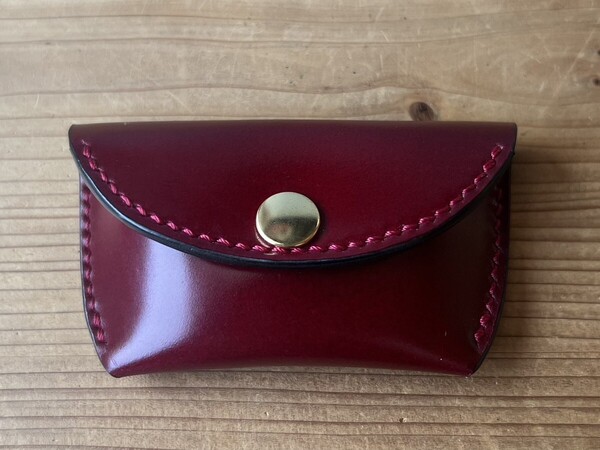 MGコインケース【送料無料】手縫い・レーデルオガワコードバン・カラーオーダー可(メール受付)solorileather.blog.jp