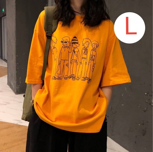 Tシャツ トップス ゆったり ダンス かわいい 半袖 プリントtシャツ おしゃれ