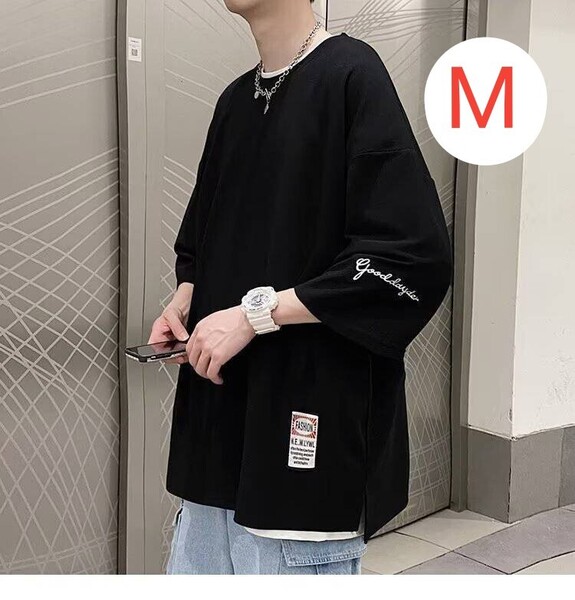 メンズ 半袖 黒 半袖tシャツ シンプル おしゃれ かっこいい ストリート