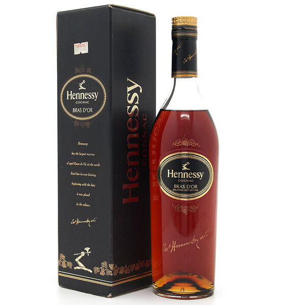 古酒 ブランデー コニャック Hennessy ヘネシー ブラスドール BRAS D'OR COGNAC 700ml 40% 箱付き ヴィンテージ 希少 中古 洋酒