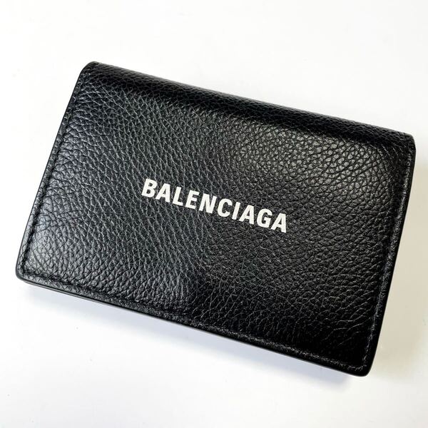 ★BALENCIAGA バレンシアガ カードケース 名刺入れ 中古 黒 645508【鑑定済み 本物保証】