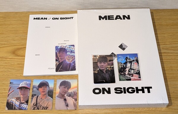 MEAN : on sight ミンホ 写真展 フォトブック カタログ フォトカード 限定 MINHO PHOTO EXHIBITION