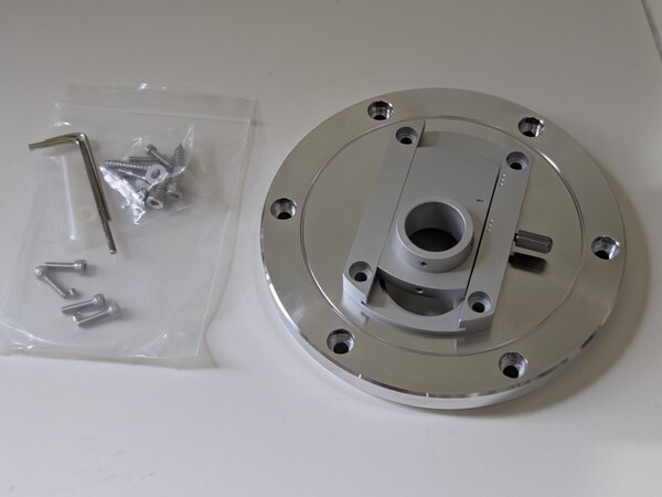 マイクロ精機 SME トーンアームベース スライドベースセット ネジ付属 軸径20mm Ortofon EMT MICRO等 未使用 新品 BL-91 SX-111 SX-777