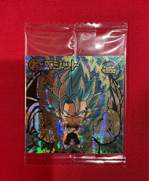 未開封 ドラゴンボール 超戦士シール ウエハースZ 18弾 ベジット ブルー W18-EX2 メモリアルレア MR 超サイヤ人ゴッド超サイヤ人