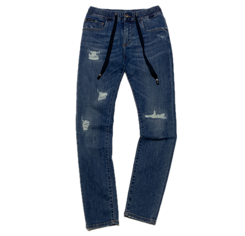【SALE!!】DOLCE&GABBANA デニム レザー装飾クラッシュ加工 Yahoo!オークション -「ドルガバ クラッシュ デニム」(ジーンズ