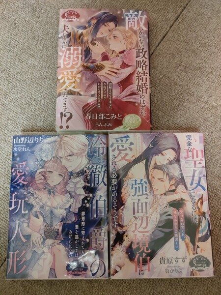 完全な聖女になるには、強面辺境伯に愛される必要があるそうです/冷徹伯爵の愛玩人形/敵しかいない政略結婚のはずが、夫に密かに溺愛されて