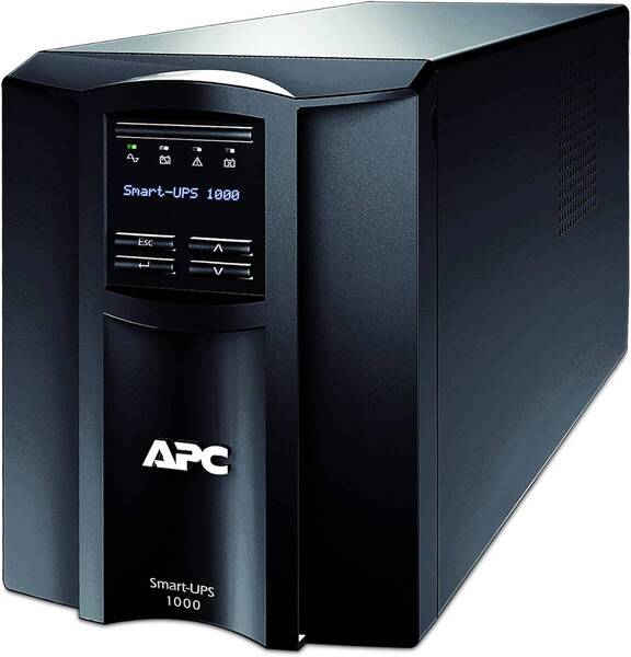 新品バッテリー搭載 【検査整備済製品】APC 無停電電源装置 UPS 1000VA/670W SMT1000J ラインインタラクティブ給電 正弦波 1年保証つき