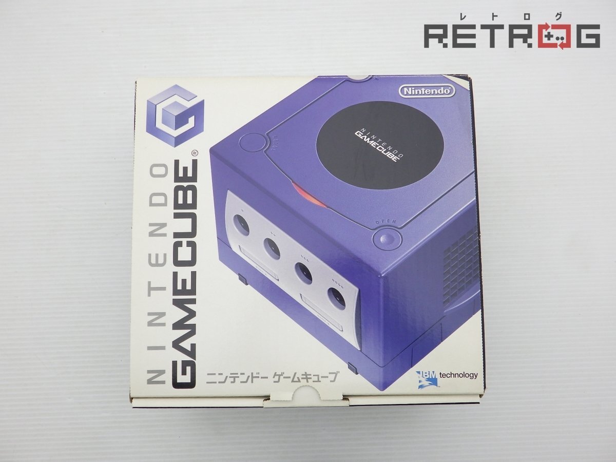 箱付き】【ジャンク】ゲームキューブ本体（バイオレット