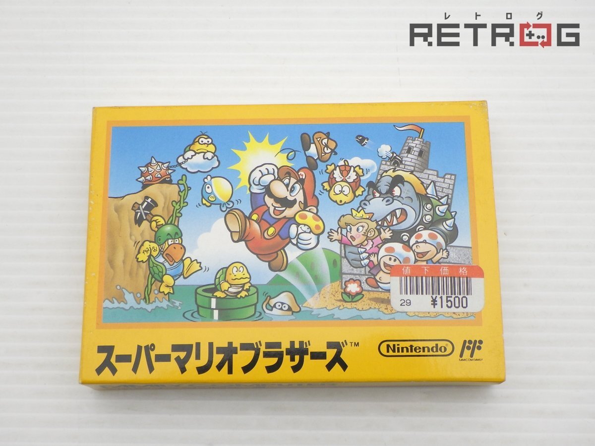 ガイドブック付き】スーパー マリオ ブラザーズ ファミコン 箱付き