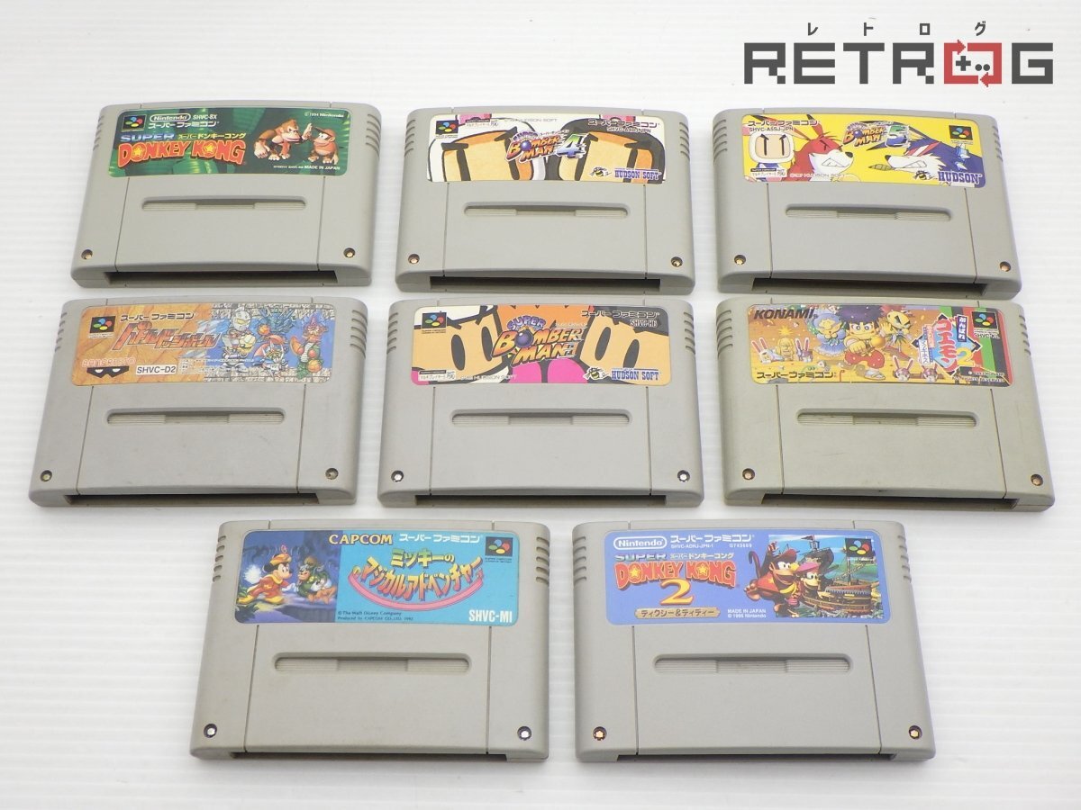 懐かしのスーパーファミコンソフトセットwithケーブルと