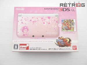 【動作品】ニンテンドー3DSLL本体 ワンピース アンリミテッドワールドR アドベンチャーパック チョッパーピンクver(S ニンテンドー3DS