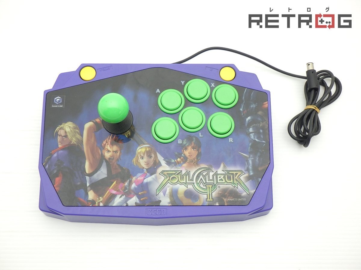 ソウルキャリバー2 ゲームキューブ用 アケコン ジョイスティック 中古です ソウルキャリバー2 ゲームキューブ用 アケコン