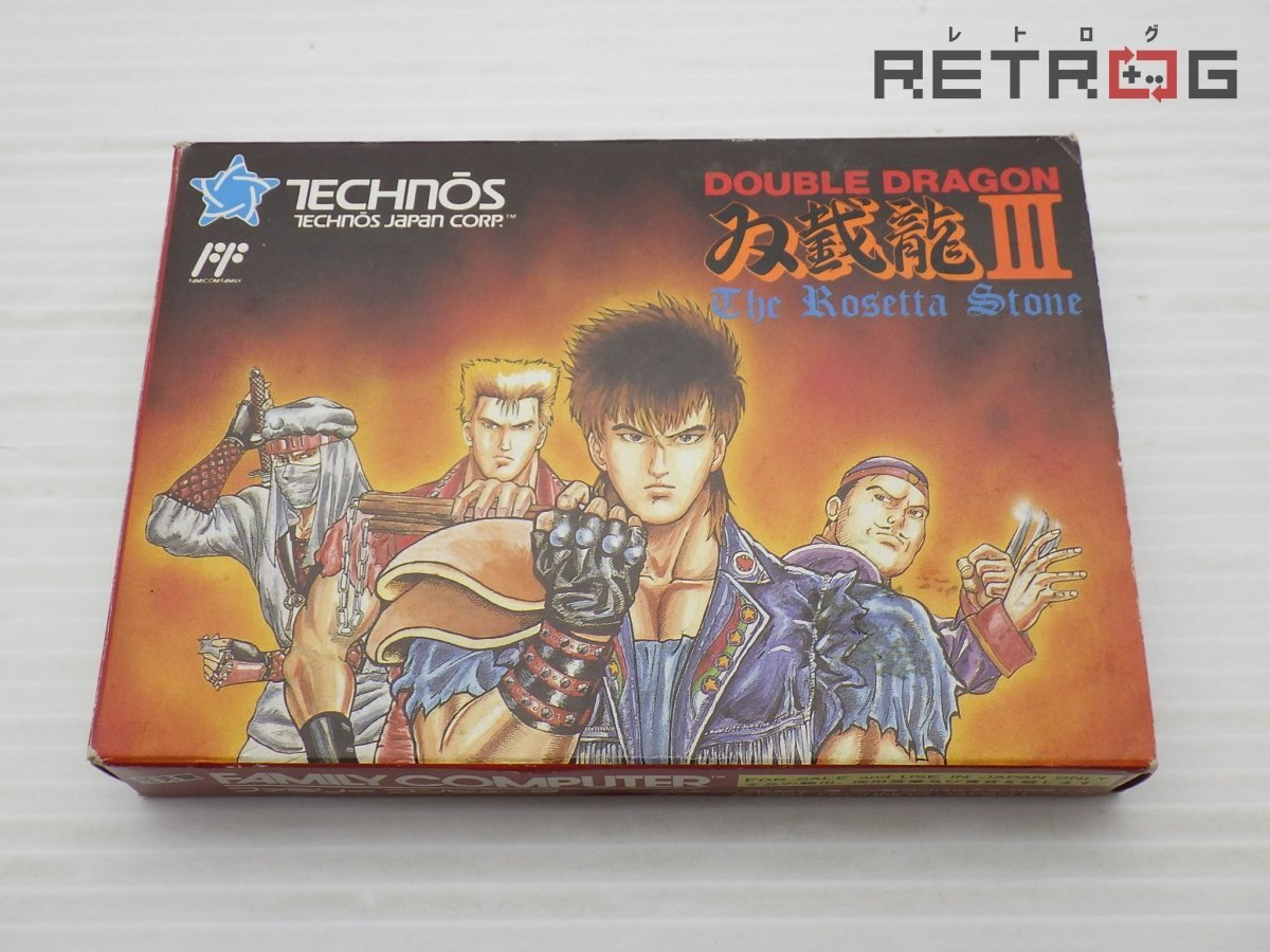 ダブルドラゴン 美品!! 箱 説明書付き Yahoo!オークション -「fcダブルドラゴン」(アクション